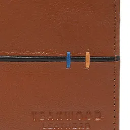 Teakwood Leathers Men Textured Leather Two Fold Wallet image 3