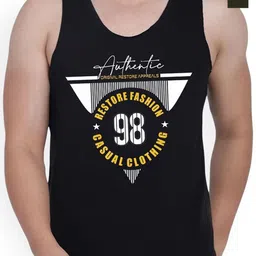 Woostro Pack of 2 Printed Cotton Innerwear Vests-picture-40