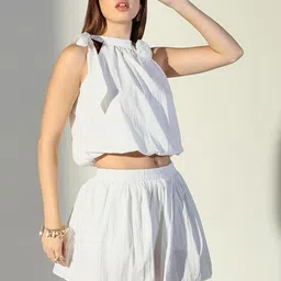 SHOWOFFFF Halter Neck Top & Skirt Co-Ords image 3