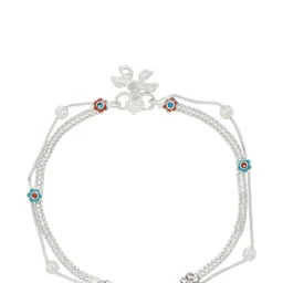 AamNa Enterprises Silver-Plated Anklet image 2
