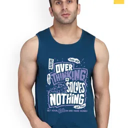 Slowloris Men Pack Of 2 Printed Bio-Wash Combed Cotton Gym Vest-picture-19