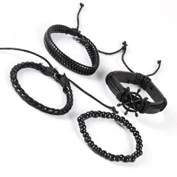 kazare Set Of 4 Rhodium-Plated Elasticated Bracelets image 2