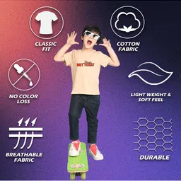 NUSYL Boys Monochrome T-shirt image 5