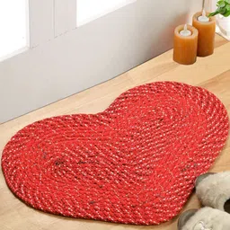 FINE TEX WORLD Red Heart-Shaped Soft & Thick Anti-Skid Doormat-image-27