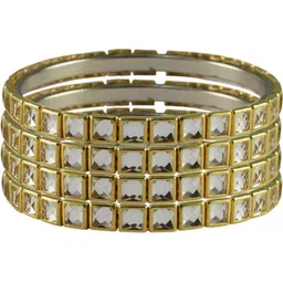 Vidhya Kangan Girls Gold Bangle-image-6