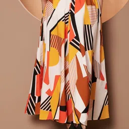 OTABU Printed High-Rise Flared Palazzos image 4