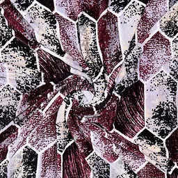 Monte Carlo Pink & Black Geometric Printed AC Room 300 GSM Double Bed Blanket image 2