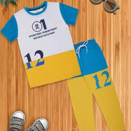 YALZZ Boys Printed T-shirt with Trousers-image-18