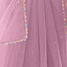 SANISA Embellished Beads and Stones Supernet Designer Saree image 4