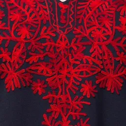 ZEROZABAR Women Ethnic Motifs Embroidered Woolen Kurti image 5