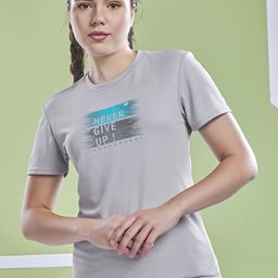 Technosport Women Printed Anti Static Slim Fit T-shirt-picture-31