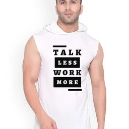 Fashnobic Men Printed Cotton Hooded Neck Gym Vests-image-42