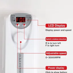 Scheibe Portable Rechargeable Electric Nail Drill Machine image 4