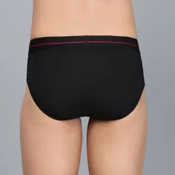 HRX by Hrithik Roshan Pack Of 2 Pure Cotton Basic Briefs HRX_BRF_002_BLK/BLK/_2PC-BLACK image 5