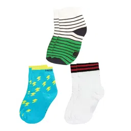 BAESD Infants Pack Of 3 Patterned Ankle-Length Socks-picture-21