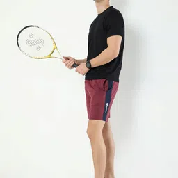 ARDEUR Men Self Design Mid-Rise Shorts image 4