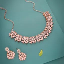 Anouk Gold-Plated American Diamond Studded Jewellery Set-picture-24