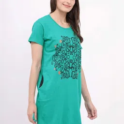 DDASPRATION Women Printed Pockets T-shirt image 4