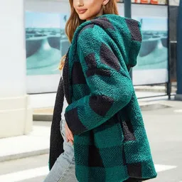 Oh Rare Checked Over Coat image 3