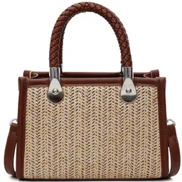 StyleCast x Revolte Textured Colourblocked Two Handles Baguette Sling Bag-image-8