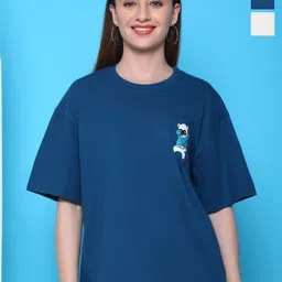 Dreambe Women Typography 2 Wonder Woman Printed Applique T-shirt-picture-37