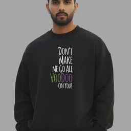 TheBTclub Men Printed Round Neck Long Sleeves Sweatshirt image 2