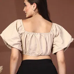 plusS Women Cotton Crop Top image 3