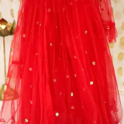 BownBee Girls Embroidered Ready to Wear Lehenga & Blouse With Dupatta image 2