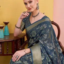 Mitera Floral Zari Kanjeevaram Saree-picture-39