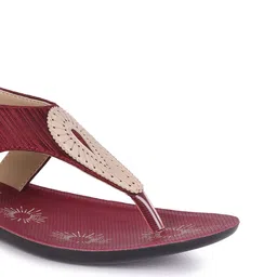 DRACKFOOT Women Printed Open Toe Flats image 2