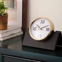 Decor de Maison Gold-Toned Traditional Table Clock-picture-27