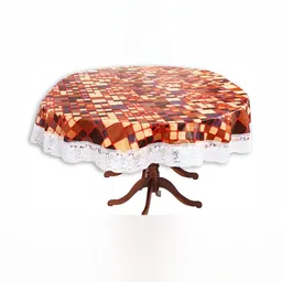 Stylista Red Waterproof Oval 2-Seater Table Cover-image-40