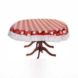 Stylista Brown Waterproof Oval 4-Seater Table Cover-picture-24