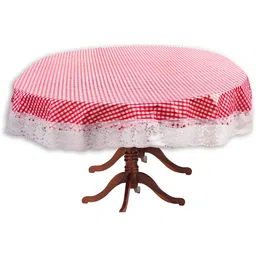 Stylista Pink & White Striped Waterproof Oval 8 Seater Table Cover-picture-35