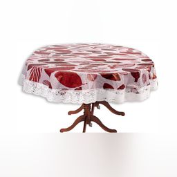 Stylista Brown 8 Pieces Printed Waterproof Table Cover-picture-25