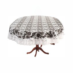 Stylista White 12 Pieces Floral Printed Waterproof Table Cover-picture-40