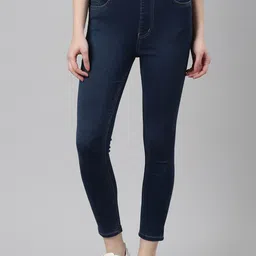SHOWOFF Women Mid Rise Jean Skinny Fit Clean Look Stretchable Jeans-image-19
