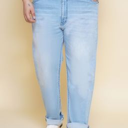 John Pride Men Plus Size Jean Clean Look Light Fade Stretchable Jeans-picture-49