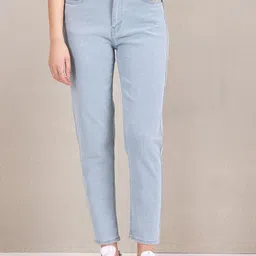 U.S. Polo Assn. Women Mom Fit High-Rise Clean Look Stretchable Jeans-picture-20