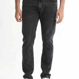 RARE RABBIT Men Reney Slim Fit Mid-Rise Stretchable Cotton Jeans-picture-31