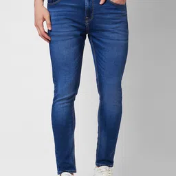 SPYKAR Men Tapered Fit Heavy Fade Cotton Stretchable Jeans-picture-29