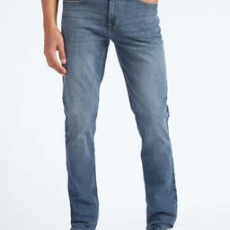 Flying Machine Men Straight Fit Mid Rise Heavy Fade Clean Look Stretchable Jeans-picture-15