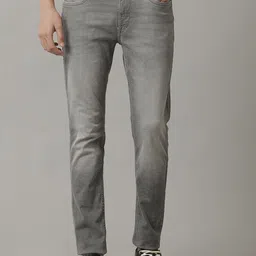 Cavallo by Linen Club Men Solid Cotton Linen Skinny Fit Jeans-picture-27