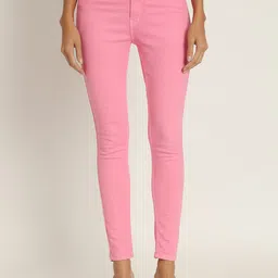 BAESD Women Jean Skinny Fit Mid-Rise Clean Look Stretchable Cotton Jeans-image-66