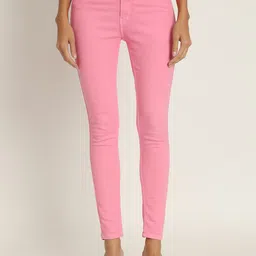 BAESD Women Jean Skinny Fit High-Rise Clean Look Cotton Jeans-image-36