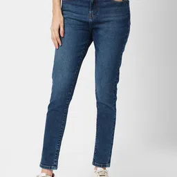 SPYKAR Women Slim Fit High-Rise Light Fade Stretchable Jeans-image-29