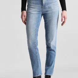 ONLY Women Clean Look Slim Fit High-Rise Light Fade Stretchable Jeans-image-30
