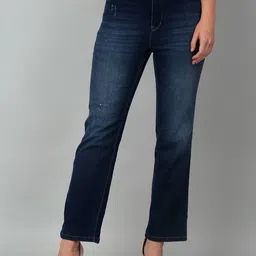 Cantabil Women Straight Fit Light Fade Jeans-image-96