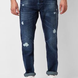 SPYKAR Men Relaxed Fit Mildly Distressed Light Fade Stretchable Jeans-picture-32