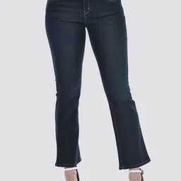 Numero Uno Women Bootcut Mid Rise Clean Look Cropped Cotton Denim  Jeans-picture-47